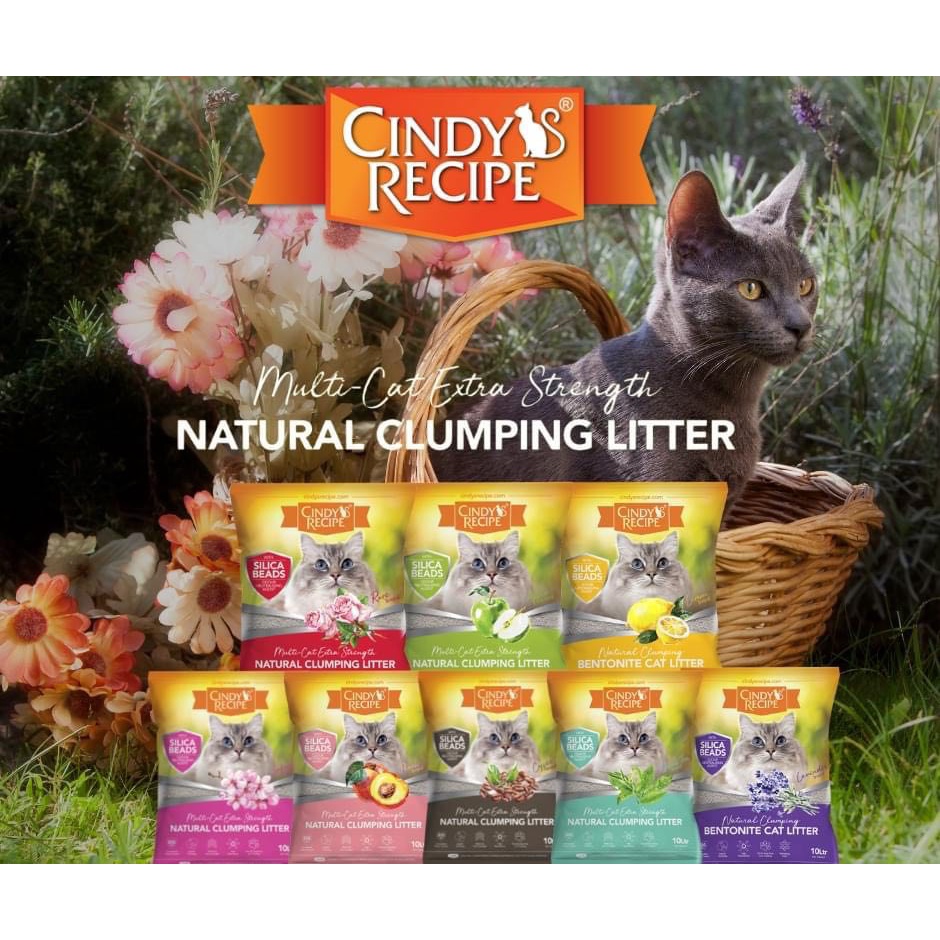 10L Cindy Recipe Natural Clumping Bentonite Sand Cat Litter Sand #3