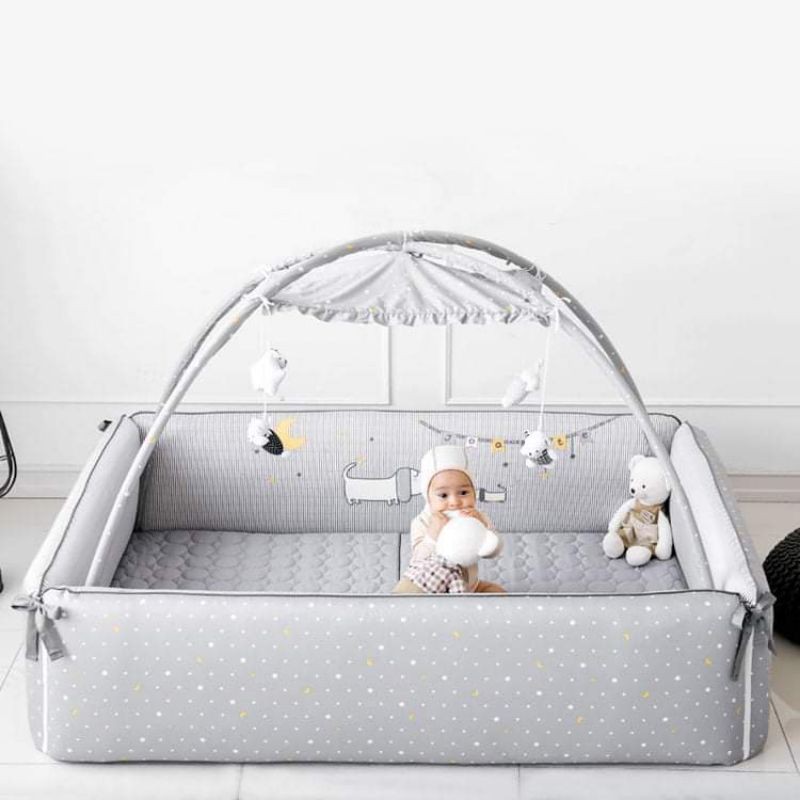 Baby Bumper Play Mat Bed | Shopee Philippines