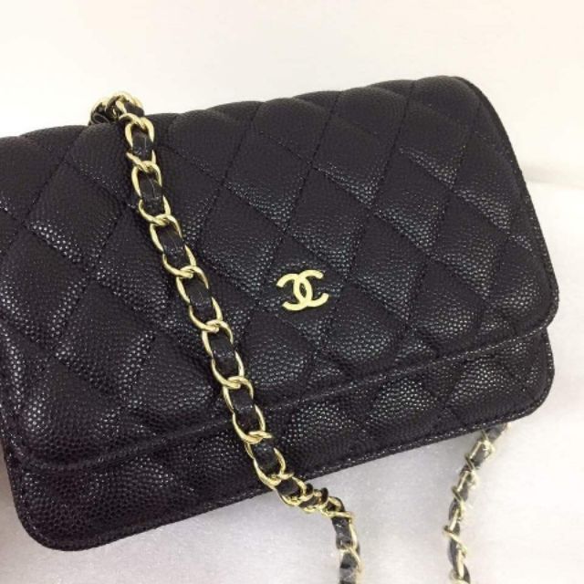 chanel quilted sling bag