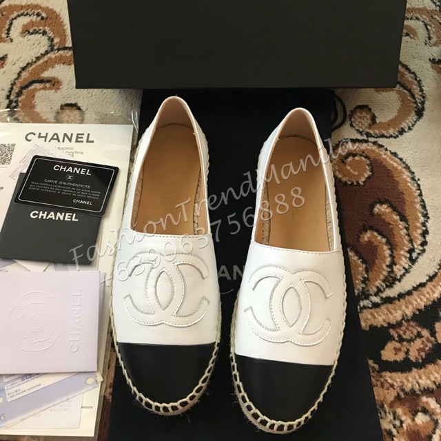 chanel espadrilles double sole