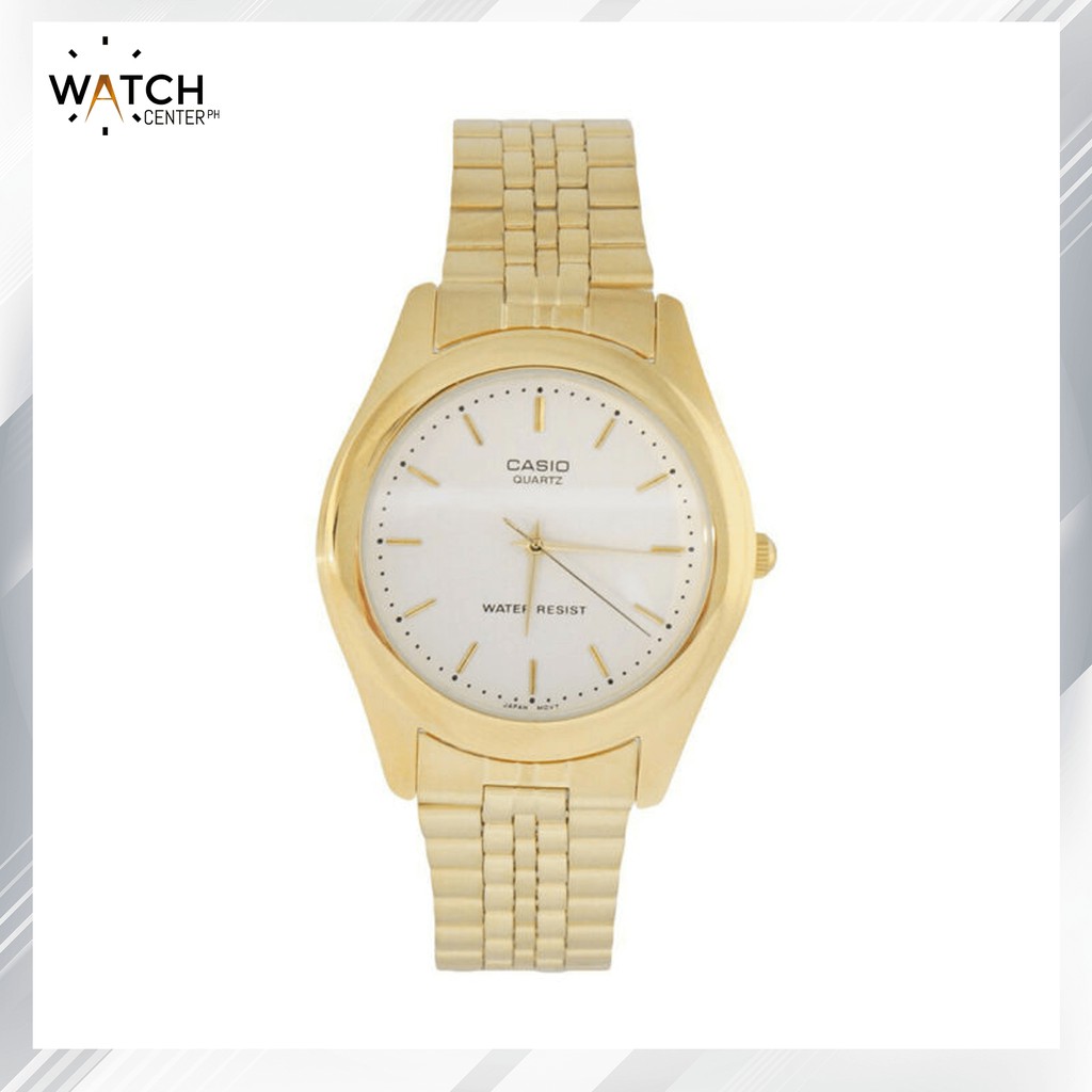 Original Casio Mens Gold Watch Mtp1129N-7A | Shopee Philippines