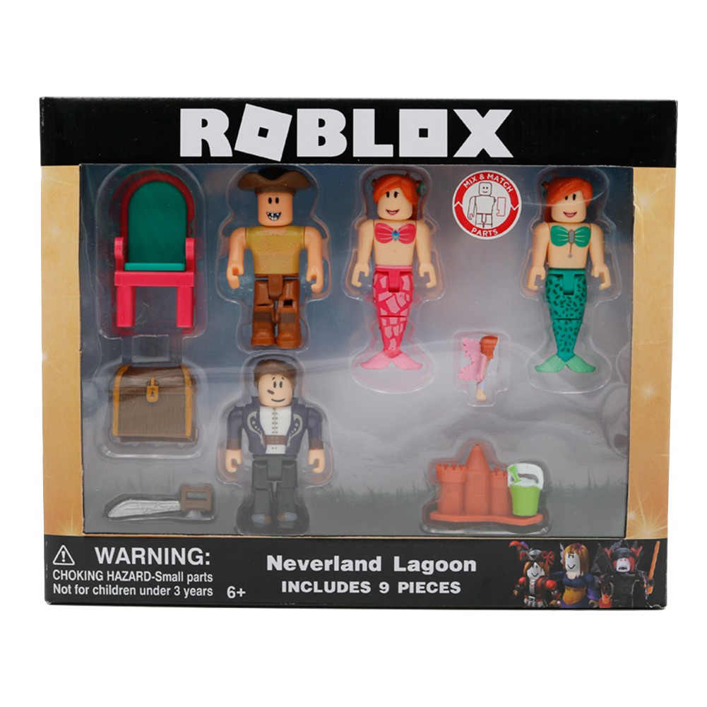 7pc Sets Roblox Game Figure Champion Robot Mermaid Figurine Toys Model No Box Action Figures Tv Movie Video Games - roblox mermaid clothes