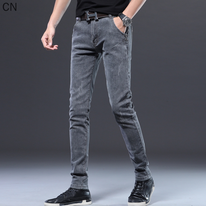 gray jeans