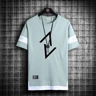 M-XXXL New Short Sleeve T-Shirt For Men Hip Hop Style Streetwear Fashion Loose Tops Round Neck Male Graphic Tees Casual Trend Oversize Shirt Color Black White Clothing #3