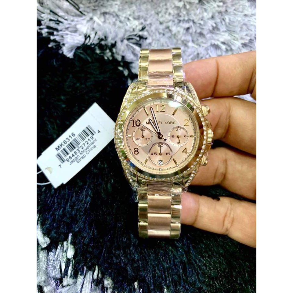 michael kors blair rose gold