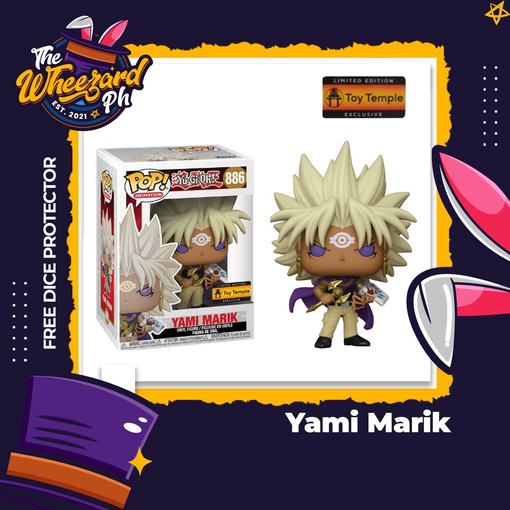 Funko Pop! Animation Yu Gi Oh Yami Marik Toy Temple Exclusive with