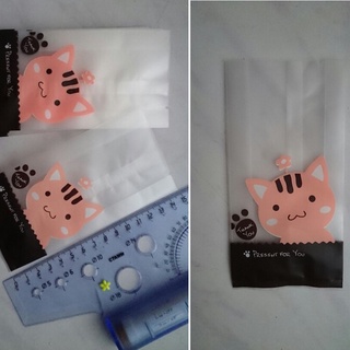 plastic bag with design 25Pcs Kawaii Cat Dog Plastic Cookie Biscuit Packaging Bags Cake Chocolate #5
