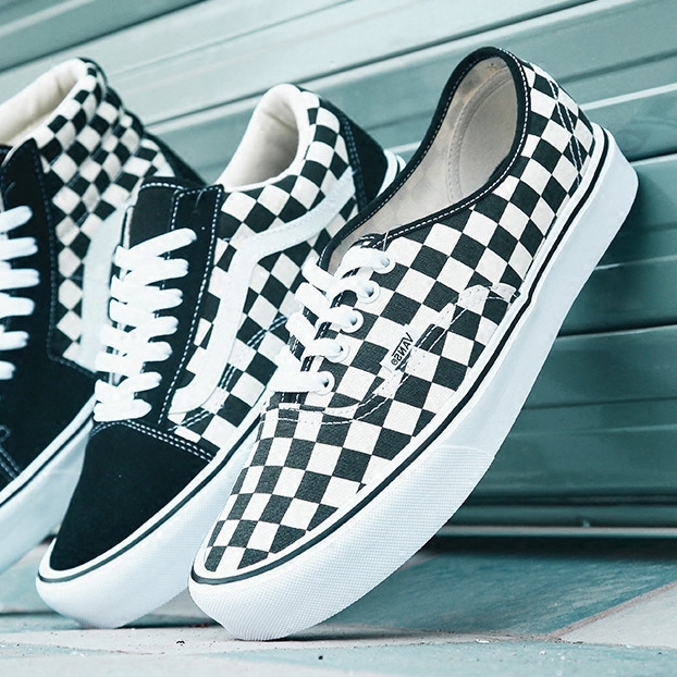 plaid shoes vans