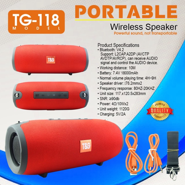 t&g bluetooth speaker review