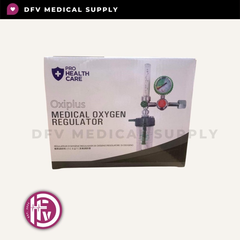 Pro Health Care Oxiplus Medical Oxygen Regulator Set (with Wrench and