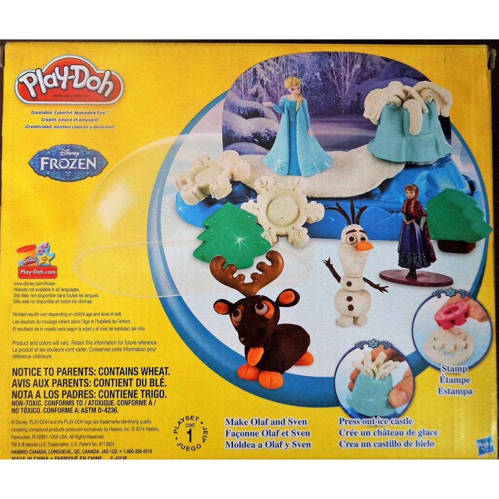 elsa play doh set