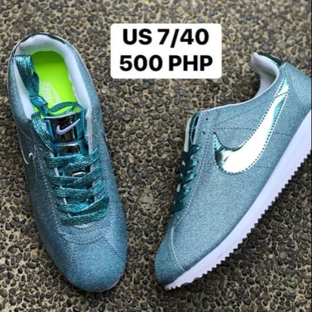 nike cortez glitter