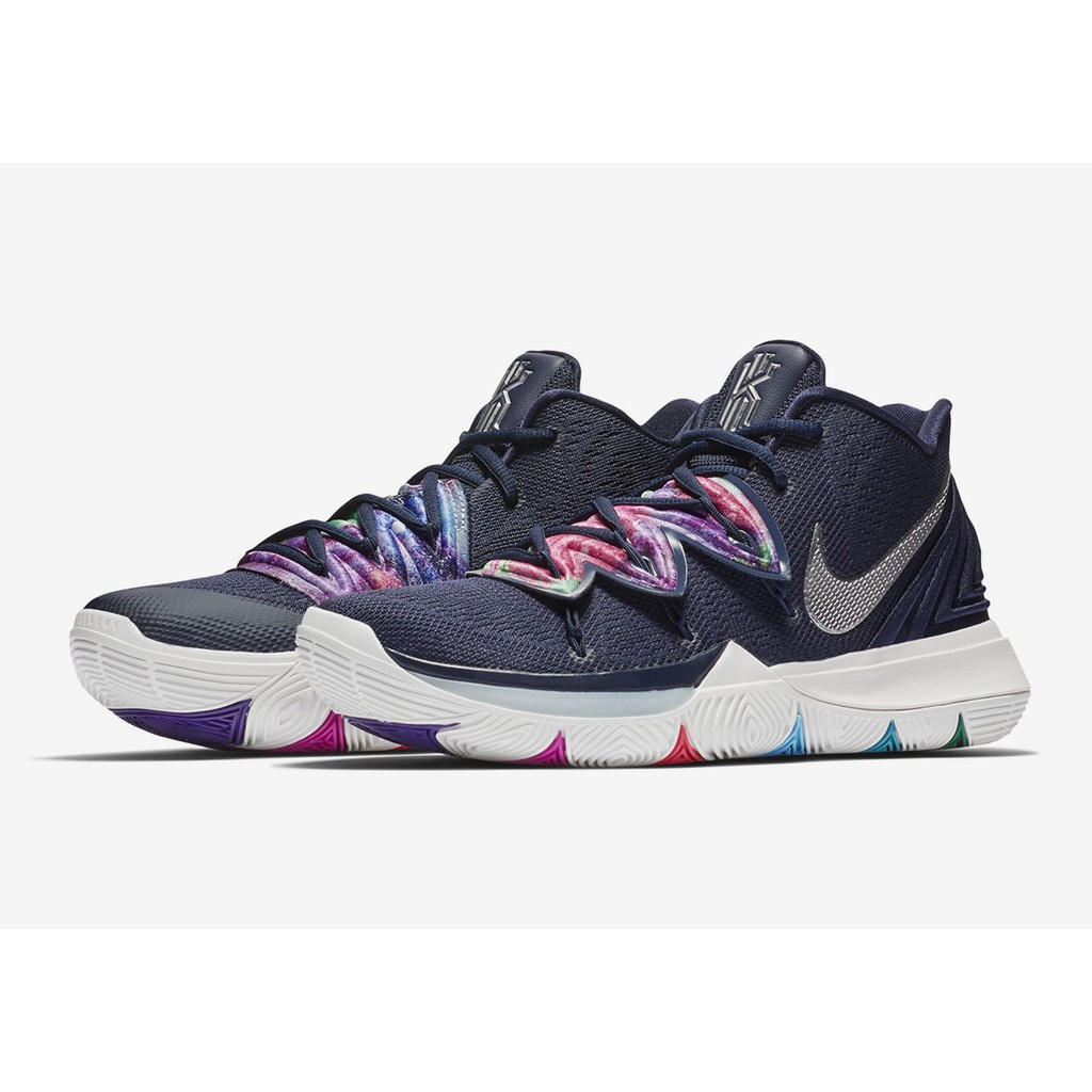 Nike Kyrie 5 NOIR Rainbow AO2918 001 Hommes Basket