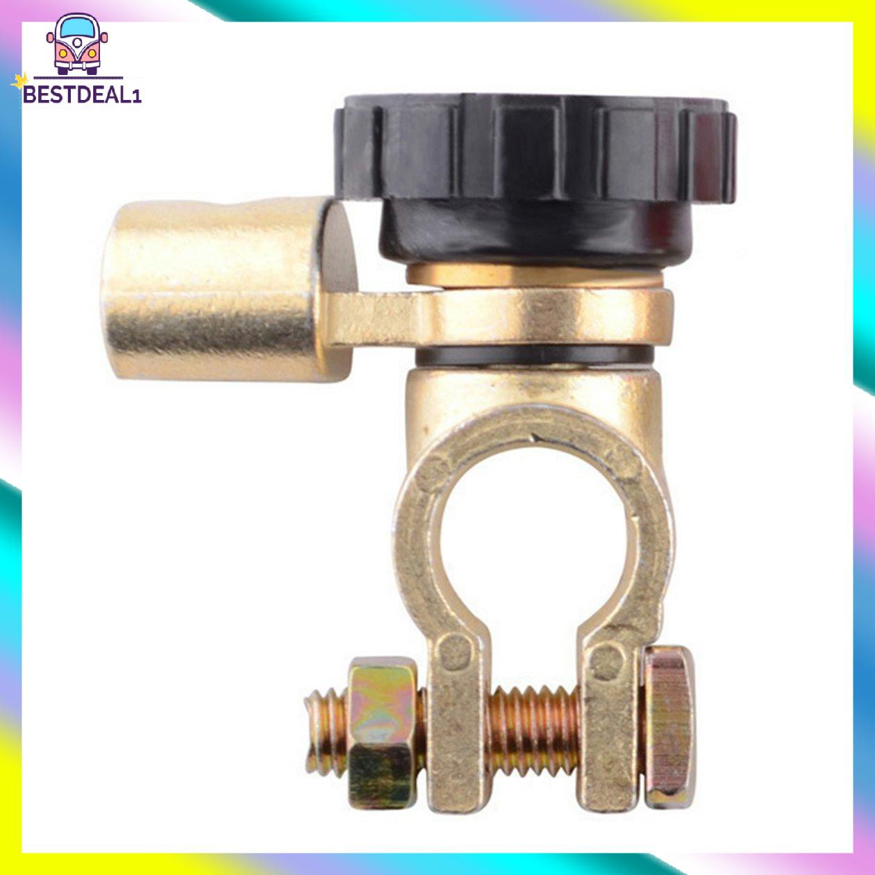 2pc Universal Battery Terminal Disconnect Kill Cut Switch Link Top Post