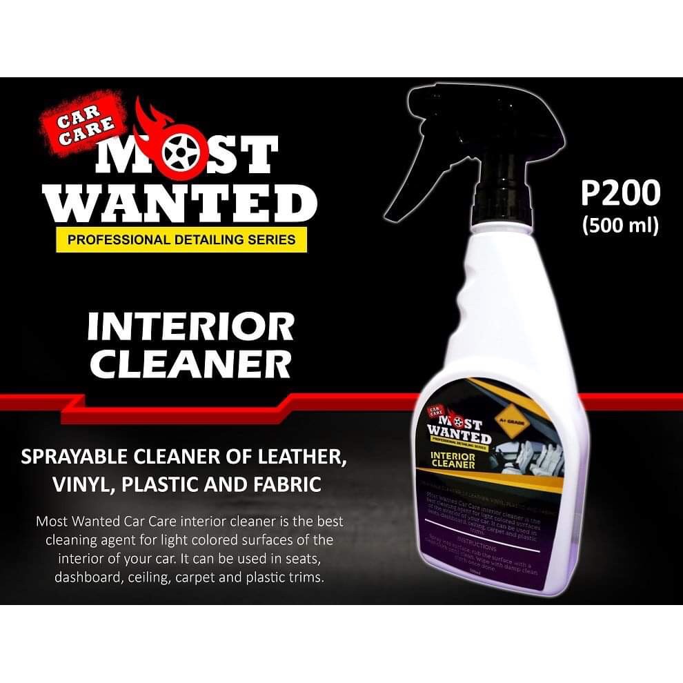 Interior Cleaner 500ml Spray Interior Shampoo And All Purpose Cleaner