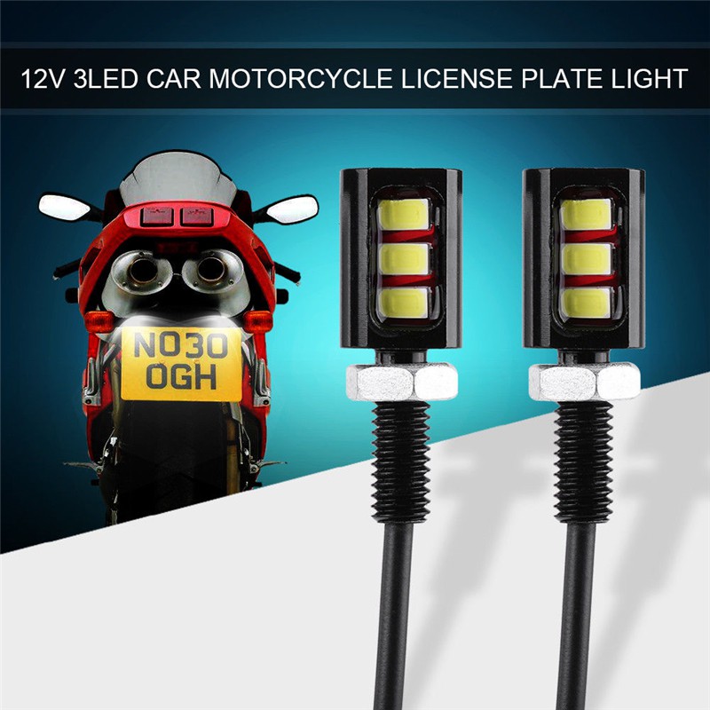 license plate bolt lights
