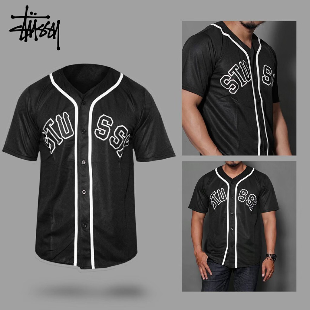 stussy baseball shirt