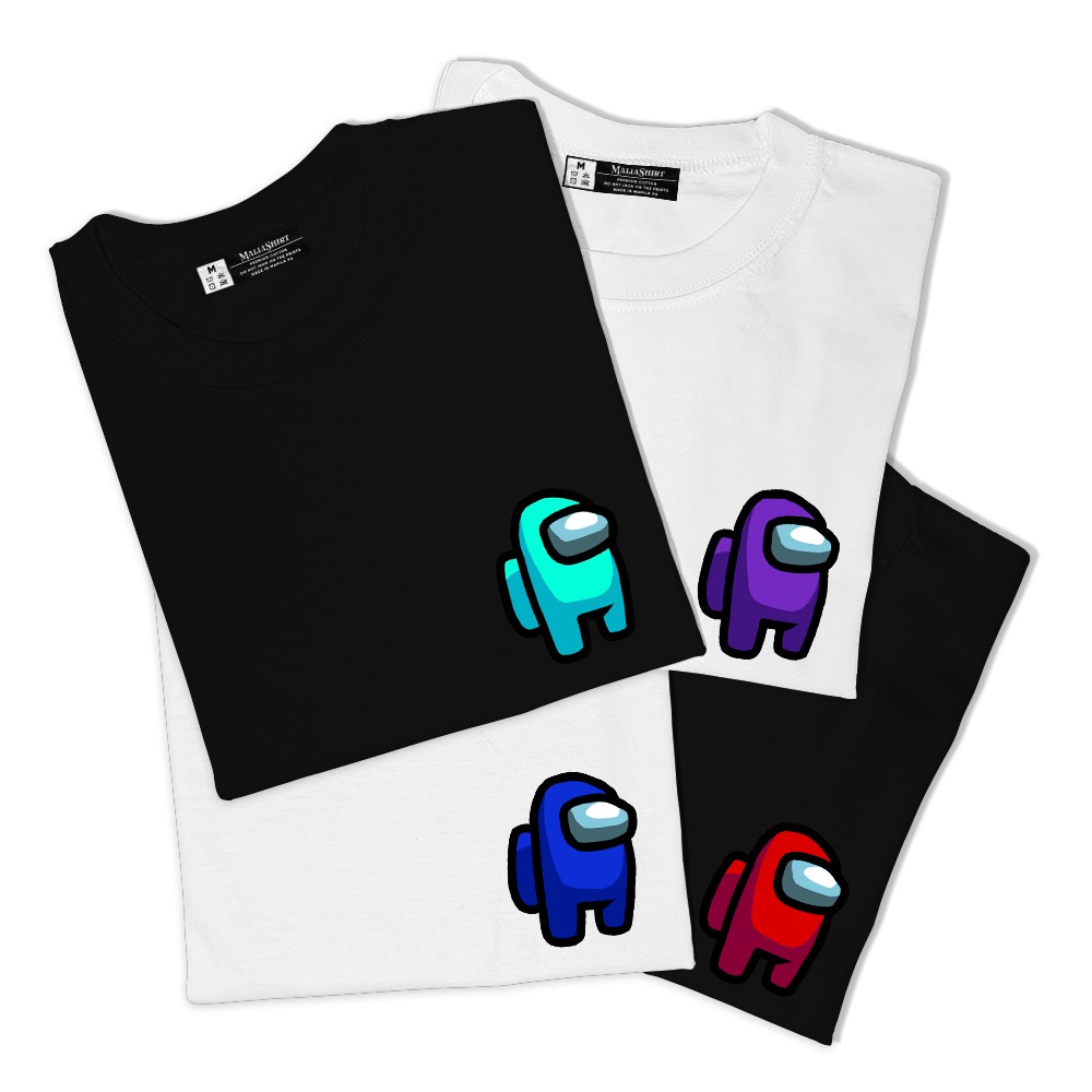 Among Us Color Set 1 Premium Quality T Shirt Shopee Philippines - among us roblox t shirt face