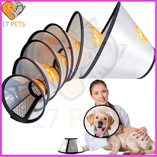 Pet Elizabeth Cone E-Collar Cat Dog Safety Collar Circle Pet Head Cover Bite Anti