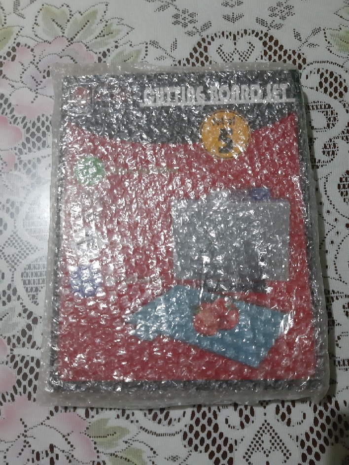 Eurochef Pastel Chopping Board Set of 5 w/ Index Style Tabs and Storage