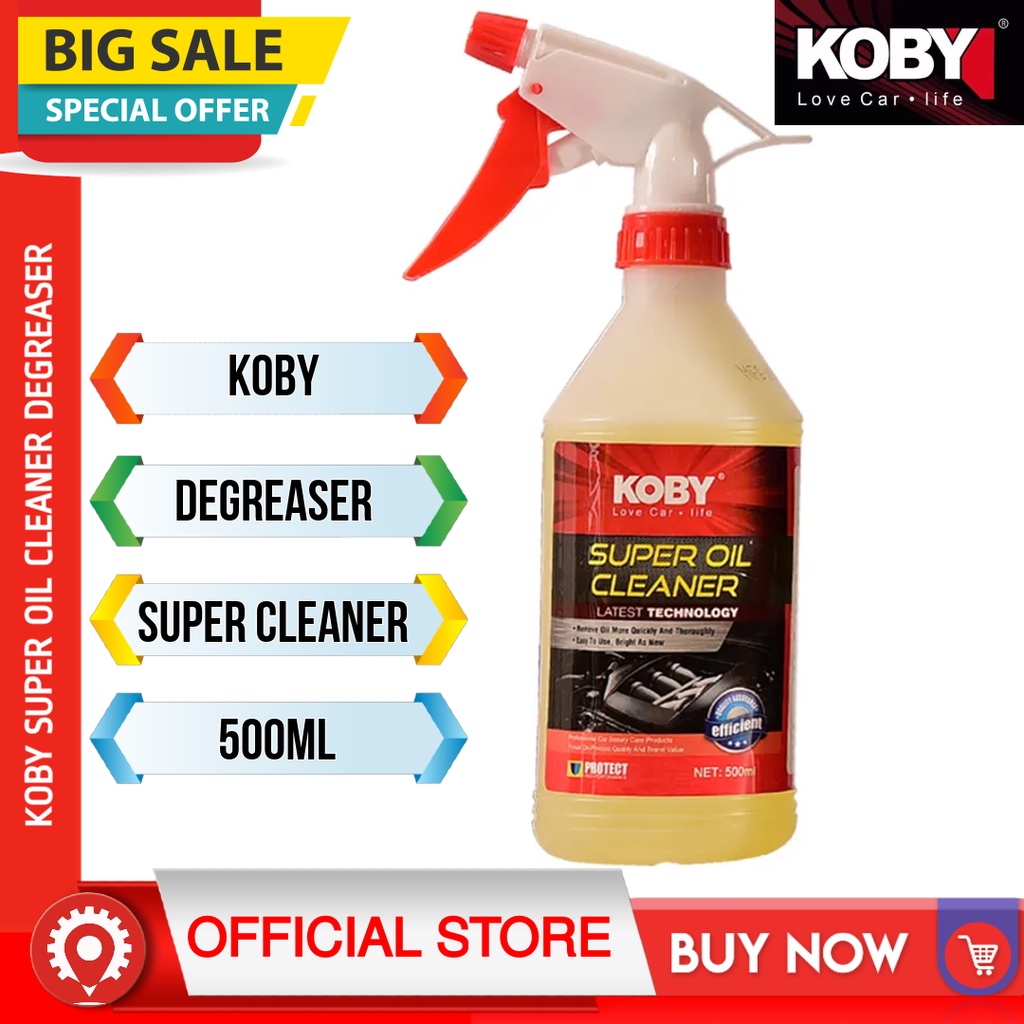 Koby Super Degreaser Oil Cleaner 500ml | Shopee Philippines