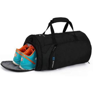 duffle bag with shoe compartment