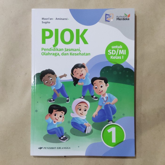 Elementary School / MI Grade 1 Book Volume 1, Erlangga, Merdeka ...