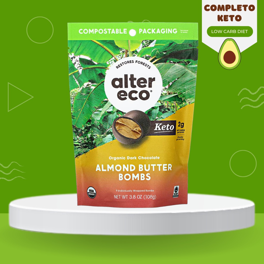 Completo Keto Alter Ego, Organic Dark Chocolate Hazelnut Butter Bombs