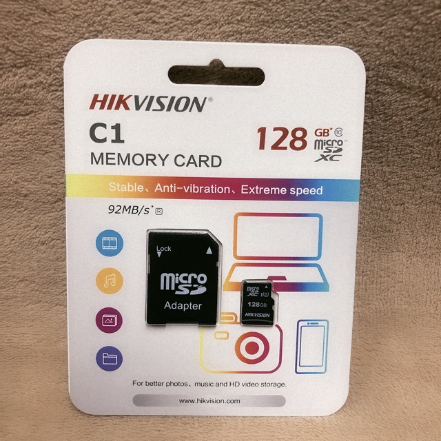 hikvision 128gb sd card