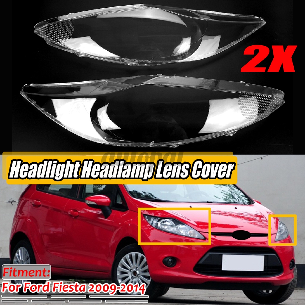 For Ford Fiesta 20092014 Clear Headlight Headlamp Lens Cover Left