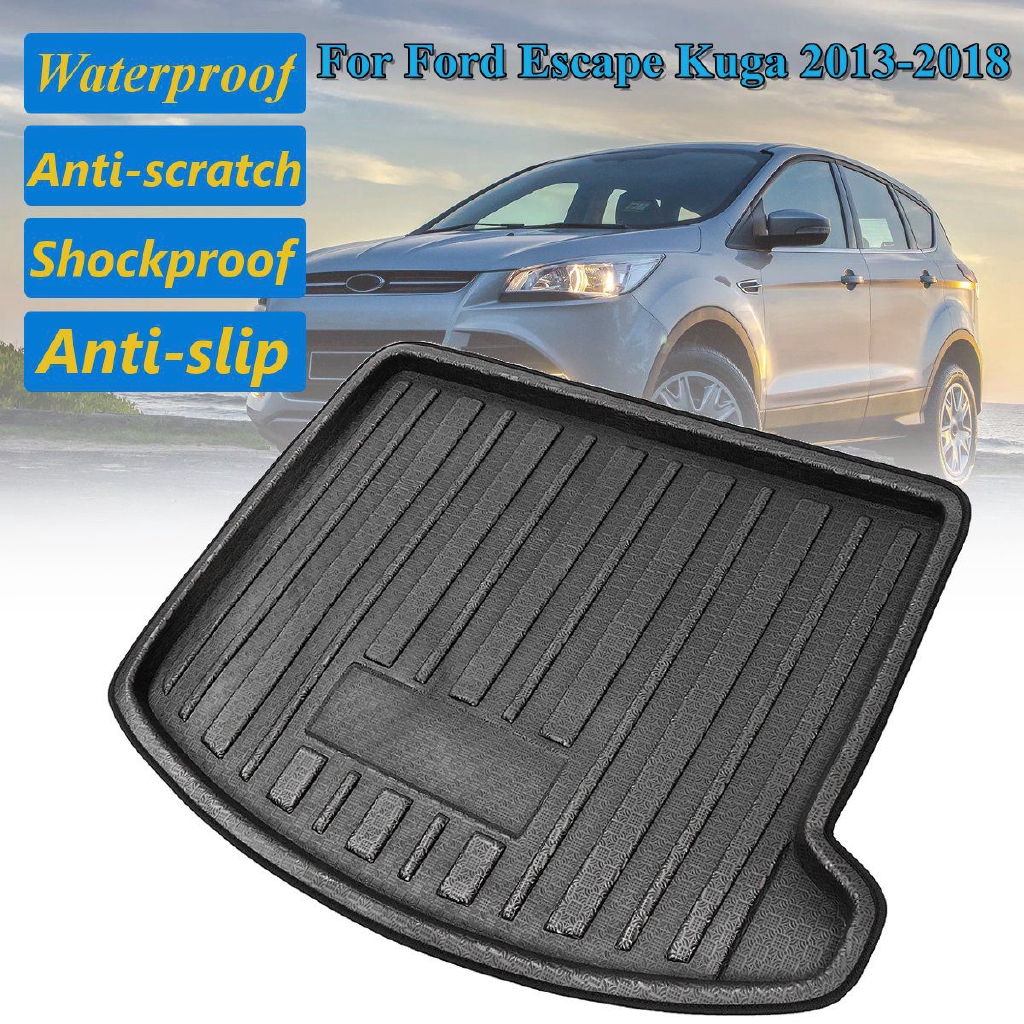 Fit For Ford Escape Kuga 2013 Boot Mat Rear Trunk Liner Cargo Floor Tray Carpet
