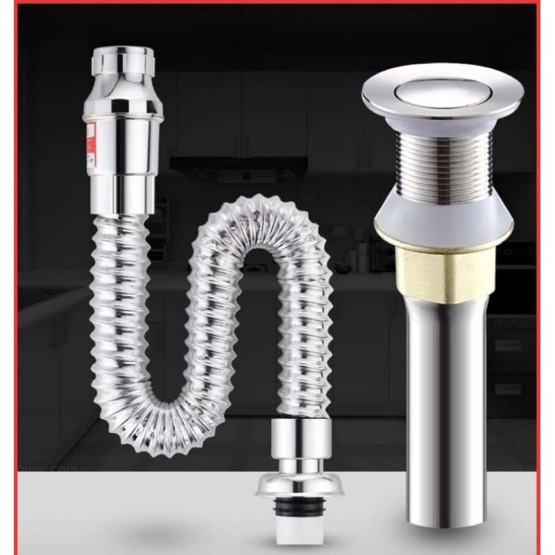 Telescopic drain pipe.Basin, wash basin, drainer, drainpipe Shopee