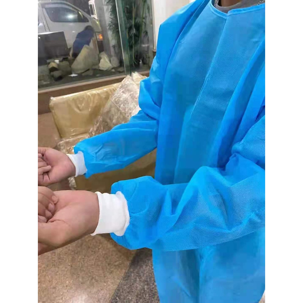 PP 60 gsm Disposable NON WOVEN Isolation Gown