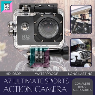Original A7 Ultimate Sports Camera Waterproof Action Camera Video Waterproof 1080p Action Camera