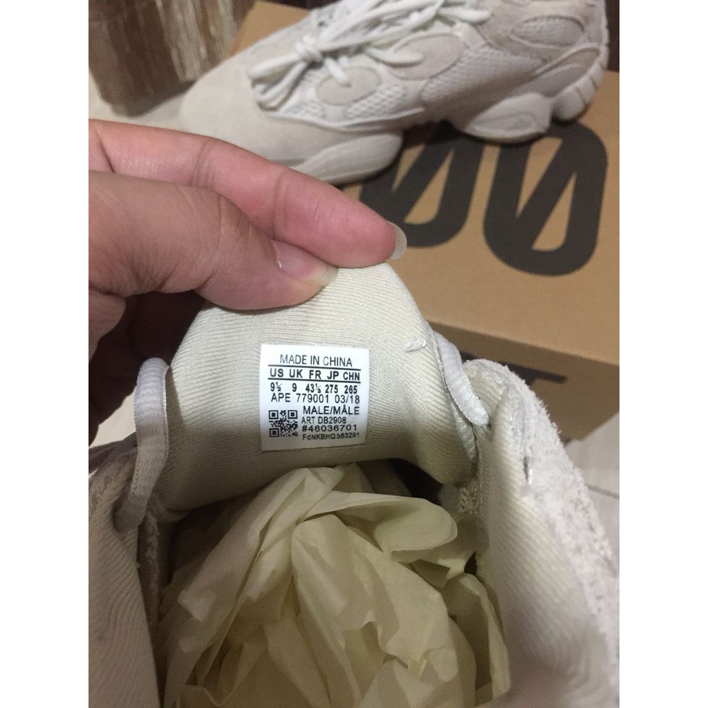 where are yeezy 500 made