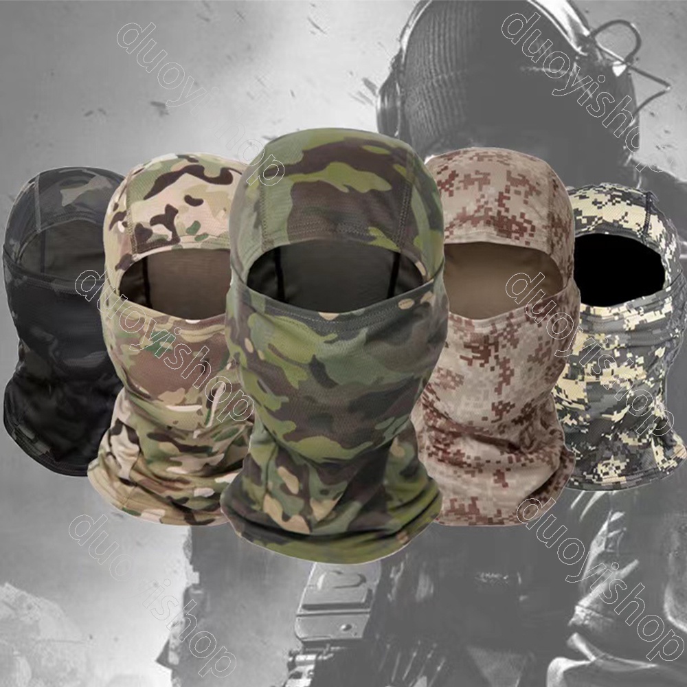 Military Camo Wind-Resistant Balaclava Face Mask Bandana Hood Headwear for Training Cycling Sking Hunting | Philippines