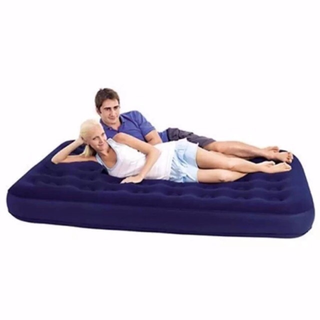 double blow up air mattress