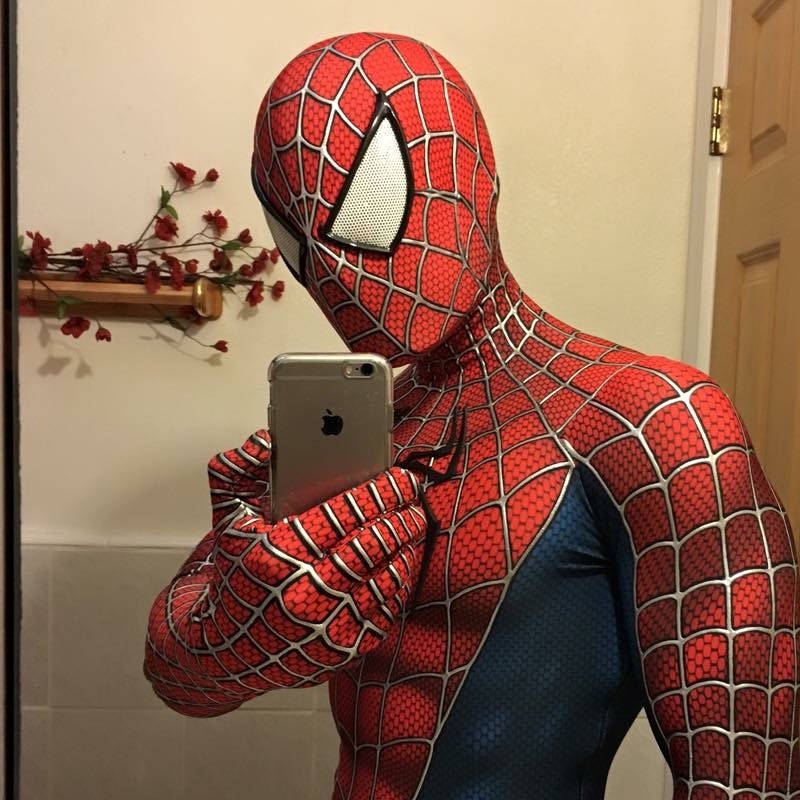 Classic Sam Raimi Spider-Man Supereroe Suit Bambini Adulti – : Costumi Cosplay, Anime Cosplay, Negozio Di Cosplay, Costumi Cosplay Economici