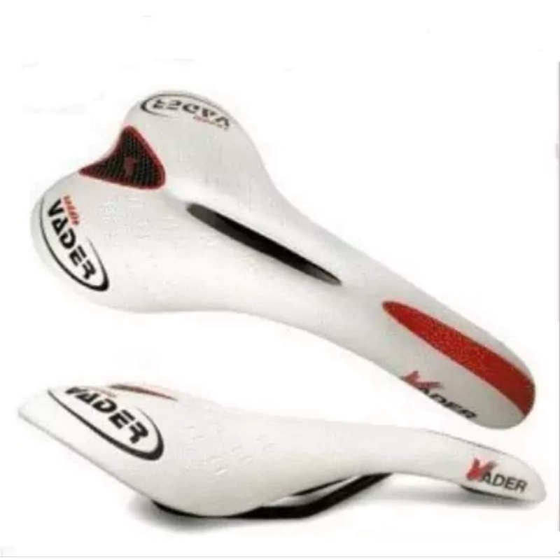 Vader Saddle Bike MTB Road Bicycle Seat White Cushion Light Shopee