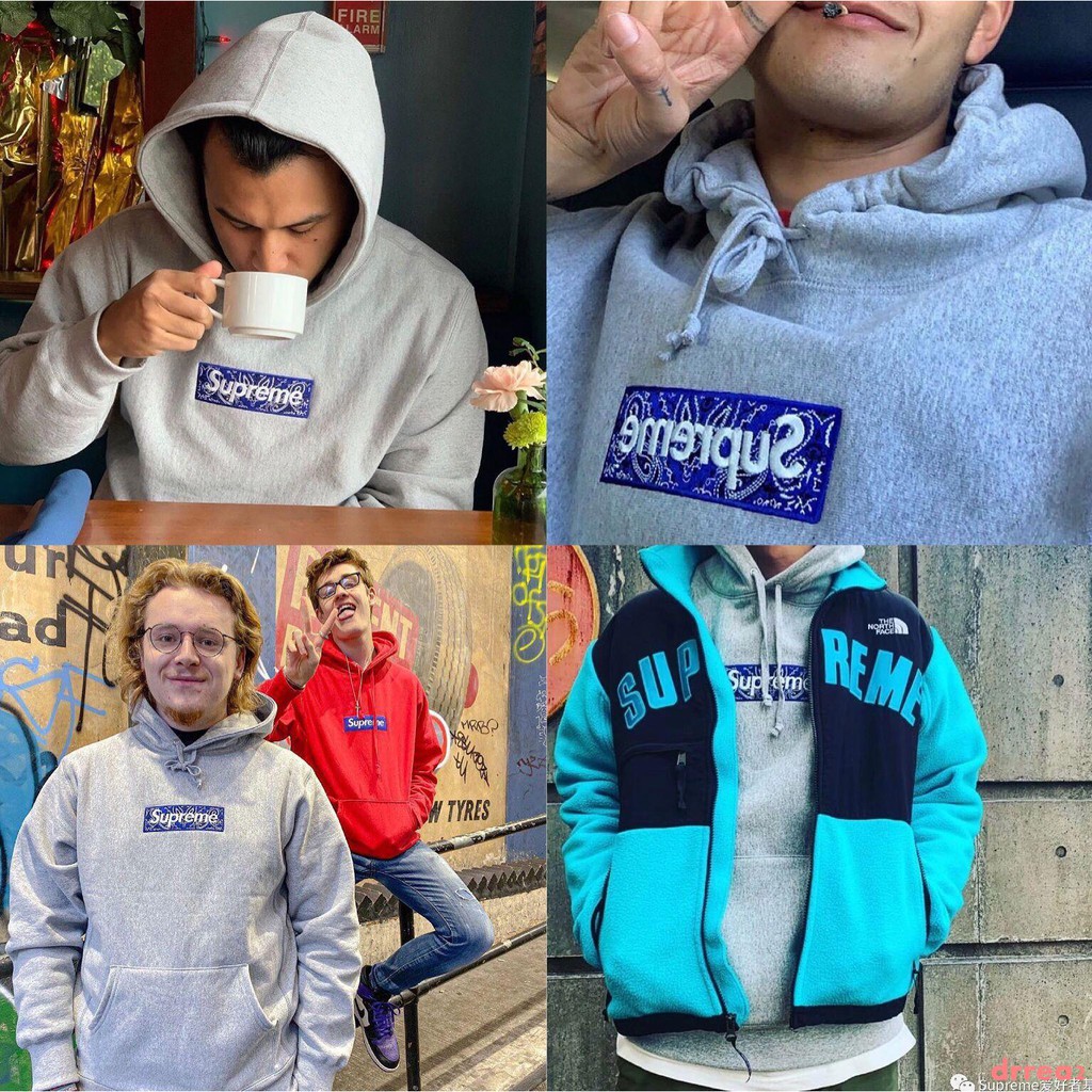 supreme embroidered sleeve hoodie