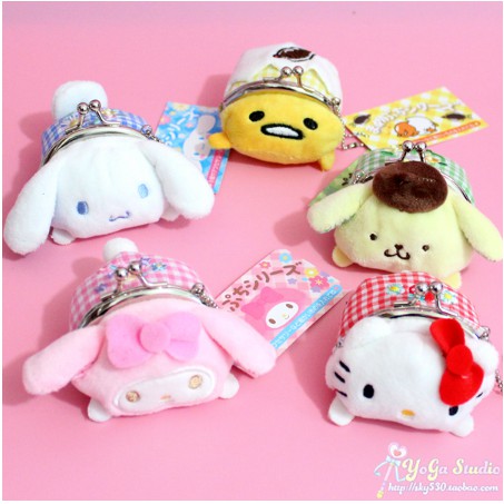 1 Pcs Cute Anime Sanrio My Melody Cinnamoroll Pudding Dog Lazy Egg ...