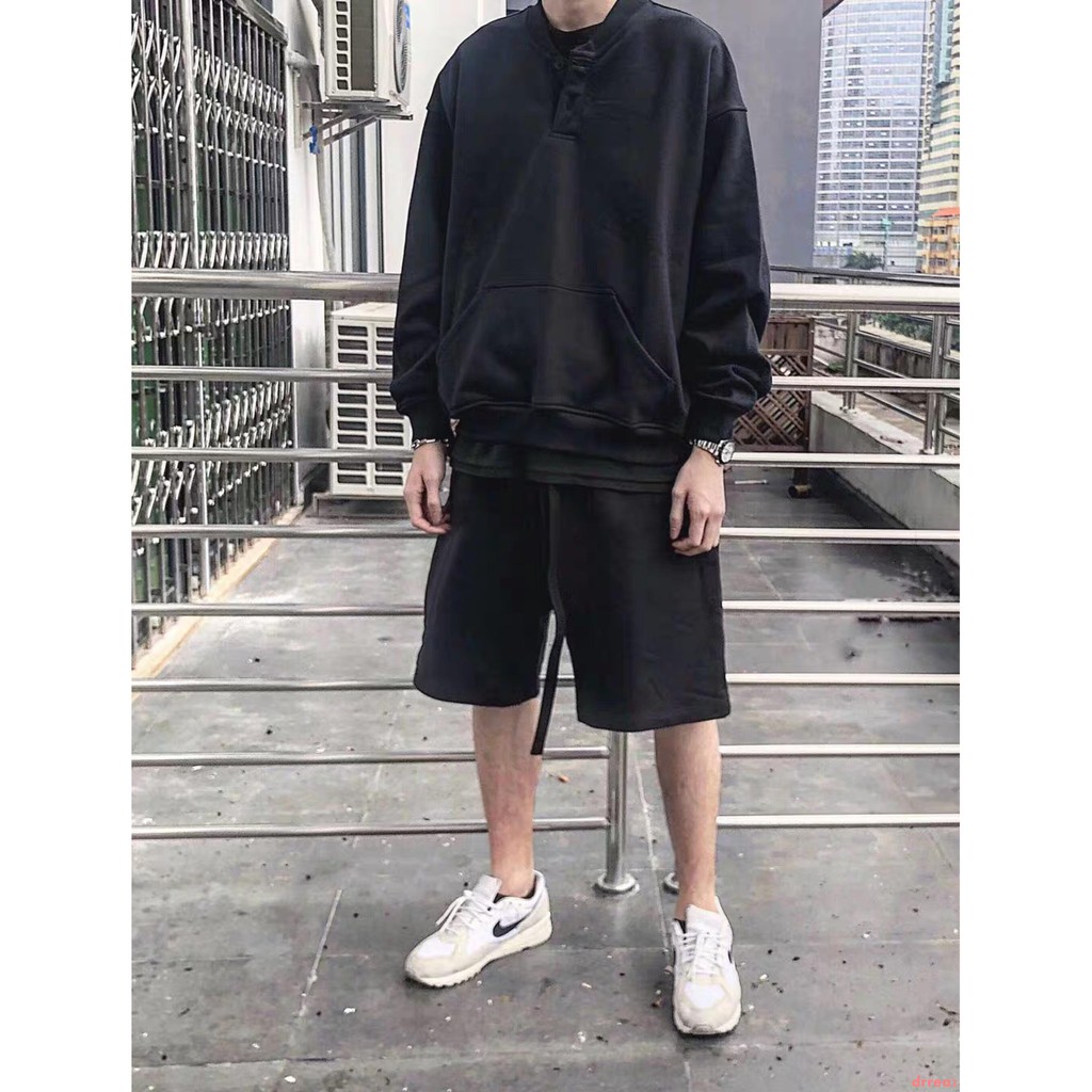 fog drawstring shorts