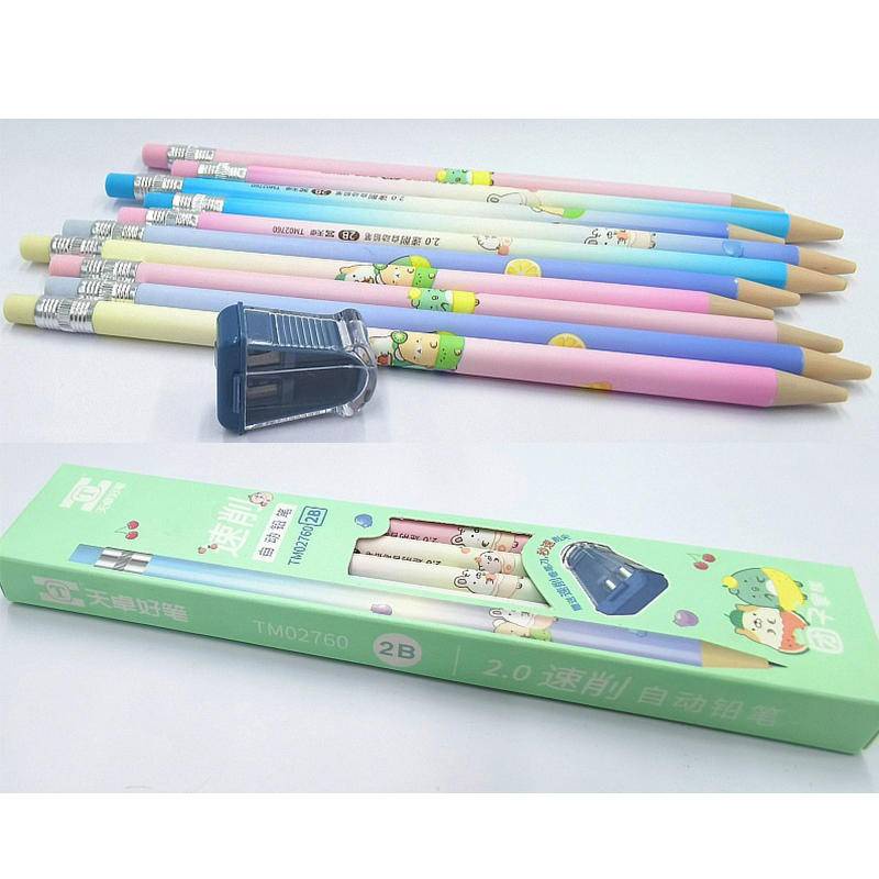 10Pcs/Box Cute SUMIKKO GURASHI Thickheaded Mechanical Pencil 2B