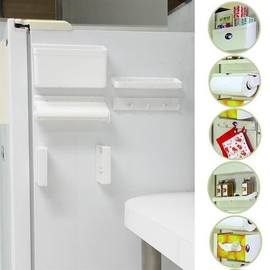 Magnetic-Back Rigid Protectors 5-Pack Clear Plastic Refrigerator or Locker Magnet HPP8X10M-5 8 x 10