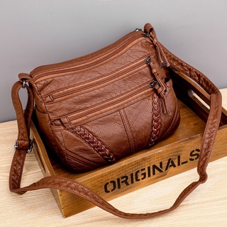 Bags for Women Fashion Classic Messenger Korean Sling Leather Sense Large Capacity Shoulder Bags