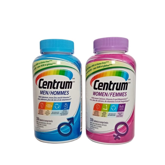 Centrum Complete Multivitamin and Mineral Supplement , 250 Tablets