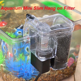 [On Sale] AQUARZOO Aquarium Hang on Waterfall Filter Fish Tank External Silent Filter Penapis Aquarium Ikan Water Pump Oxygen Filter Aquarium Fish Tank Akuarium Back Hanging filter