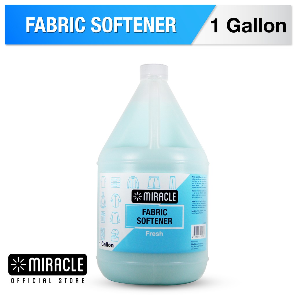 Miracle Clean Fabric Softener Fresh 1 Gallon Shopee Philippines