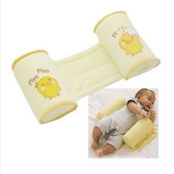 Baby Toddler Safe Cotton Anti Roll Pillow Sleep Head Positio