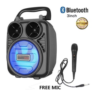 118 Mini Portable Wireless Bluetooth Karaoke Speaker with FREE MICROPHONE #1